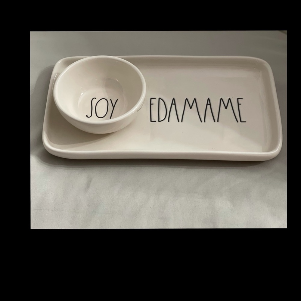 Rae dunn edamame plate
